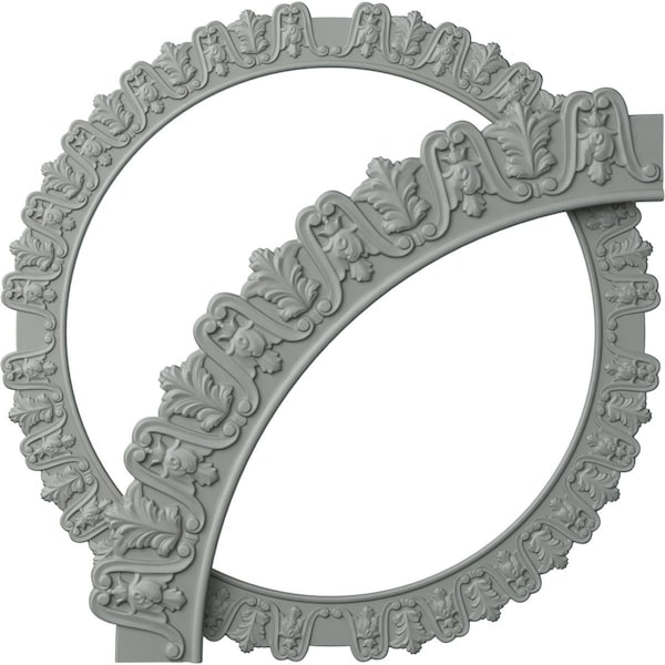 Ekena Millwork 57 3/8-in. OD x 46 1/8-in. ID x 5 5/8-in. W x 1-in. P Tirana Ceiling Ring Kit CRK57TI - main
